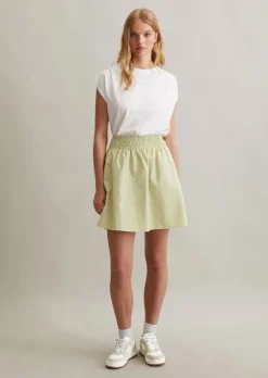 Ausgestellter Rock aus Organic-Cotton-Mix