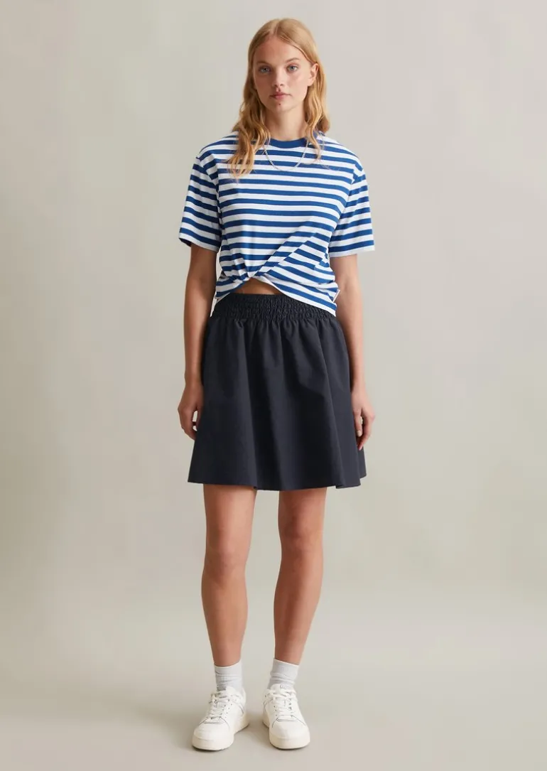 Ausgestellter Rock aus Organic-Cotton-Mix