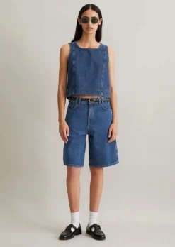 Bermuda Model Jonnda relaxed aus Rigid Denim ohne Elasthan