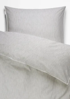 Bettwäsche-Set Model Classic Fine Stripe aus reiner Bio-Baumwolle
