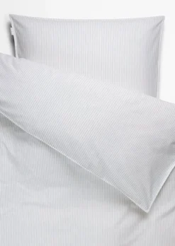 Bettwäsche-Set Model Classic Fine Stripe aus reiner Bio-Baumwolle