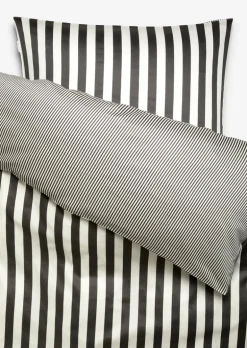Bettwäsche-Set Model Classic Stripe aus Bio-Baumwoll-Satin