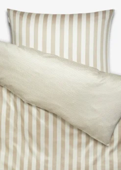 Bettwäsche-Set Model Classic Stripe aus Bio-Baumwoll-Satin