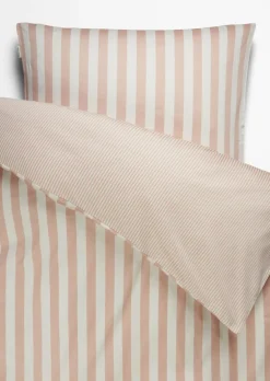 Bettwäsche-Set Model Classic Stripe aus Bio-Baumwoll-Satin