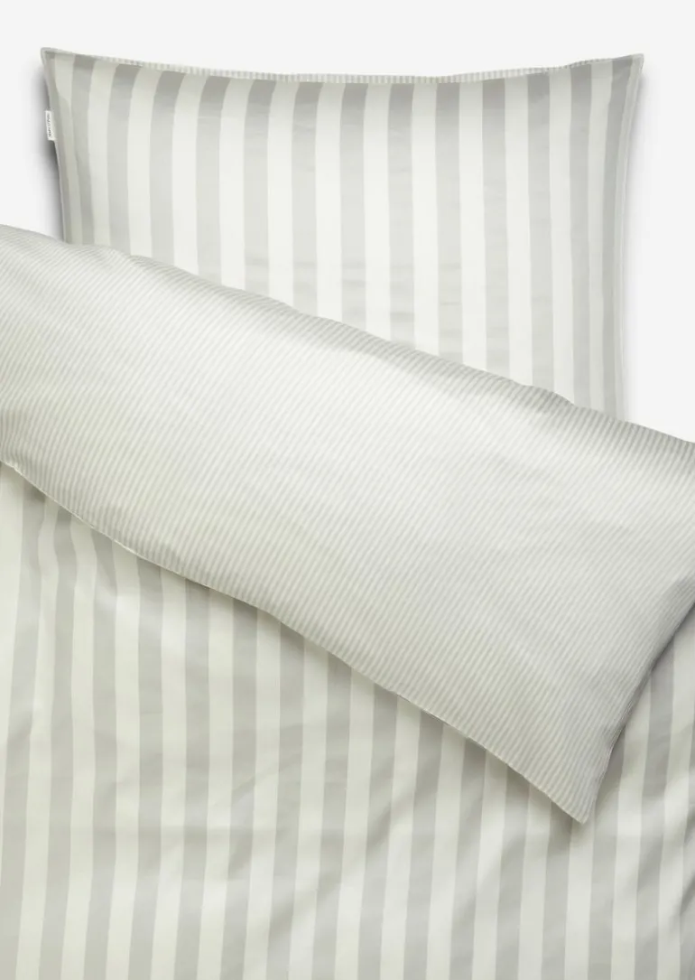Bettwäsche-Set Model Classic Stripe aus Bio-Baumwoll-Satin