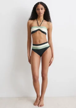 Bikini-Slip high waist aus recyceltem Material