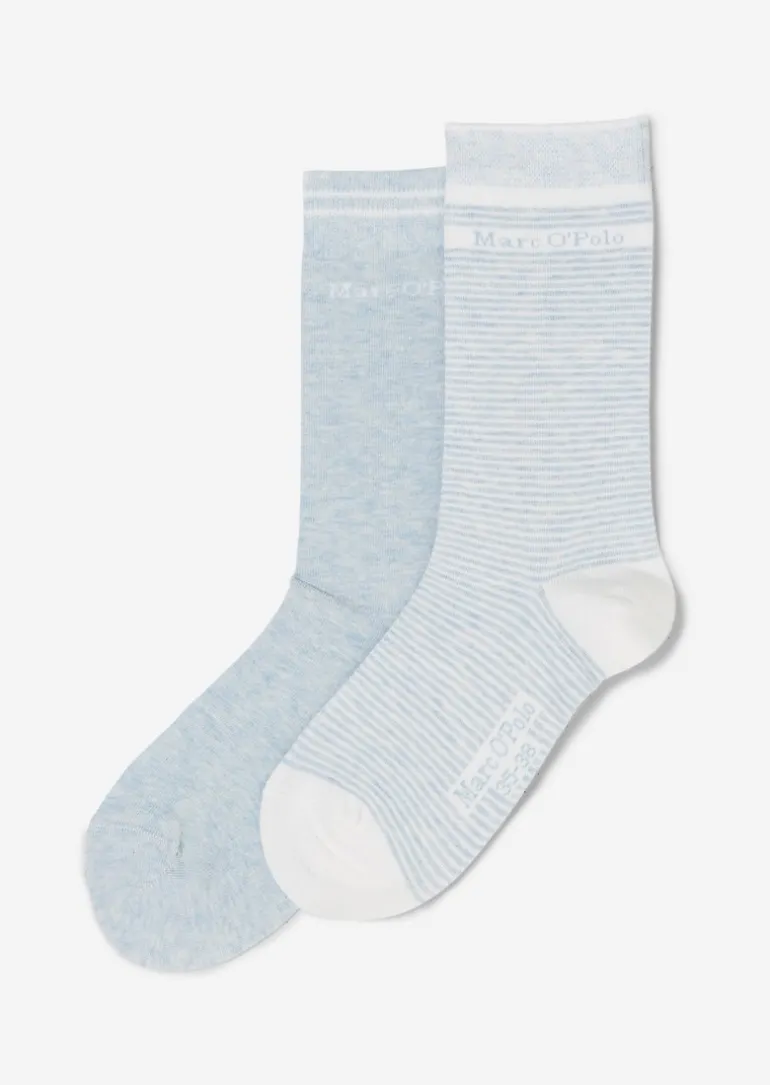 Bio-Baumwoll-Socken im 2er Pack