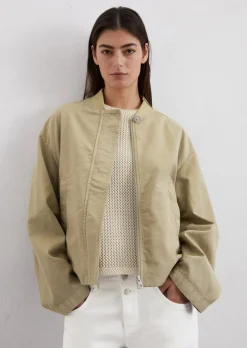 Blouson relaxed aus Organic-Cotton-Leinen-Mix