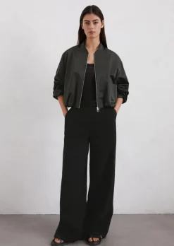 Blouson relaxed cropped aus Organic Cotton-Mix