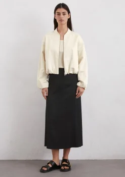 Blouson relaxed cropped aus Organic Cotton-Mix