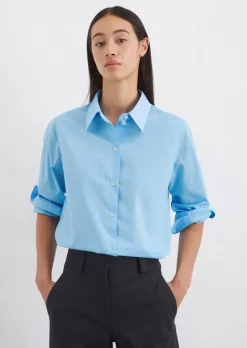 Bluse A-Shape aus Papertouch-Popeline