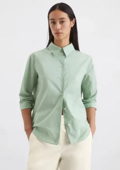 Bluse A-Shape aus Papertouch-Popeline