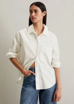 Bluse loose aus reiner Bio-Baumwolle