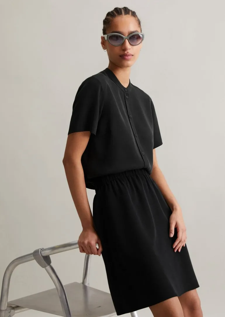 Bluse regular aus TENCEL™ Lyocell