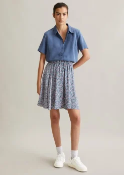 Bluse regular aus TENCEL™ Lyocell