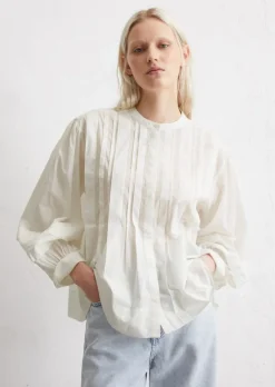 Bluse relaxed aus leichtem Baumwoll-Voile