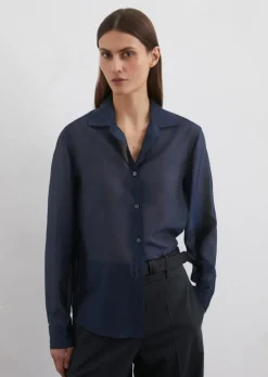 Bluse relaxed aus TENCEL™ Lyocell-Mix