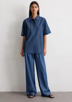 Bluse relaxed mit TENCEL™ Lyocell