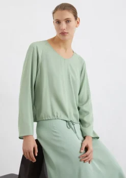 Blusenshirt regular aus LENZING™ ECOVERO™