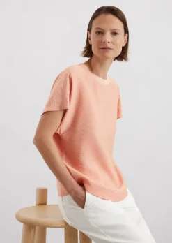 Blusenshirt regular aus Viskose-Mix-Crinkle