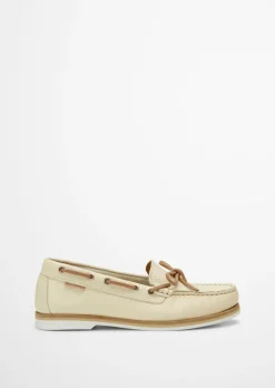 Bootsschuh aus genarbtem Rindleder