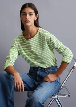 Breton-Shirt relaxed aus Organic Cotton