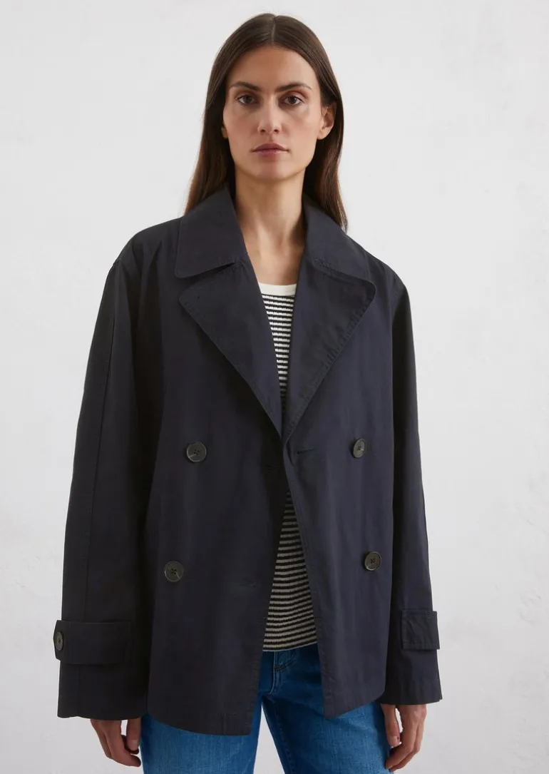 Cabanjacke regular aus Organic Cotton-Twill