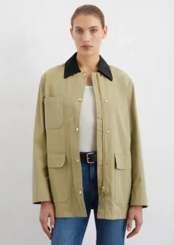 Canvasjacke regular aus Organic-Cotton-Nylon-Mix