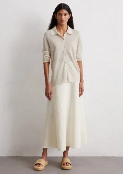 Cardigan slim aus reinem Leinen