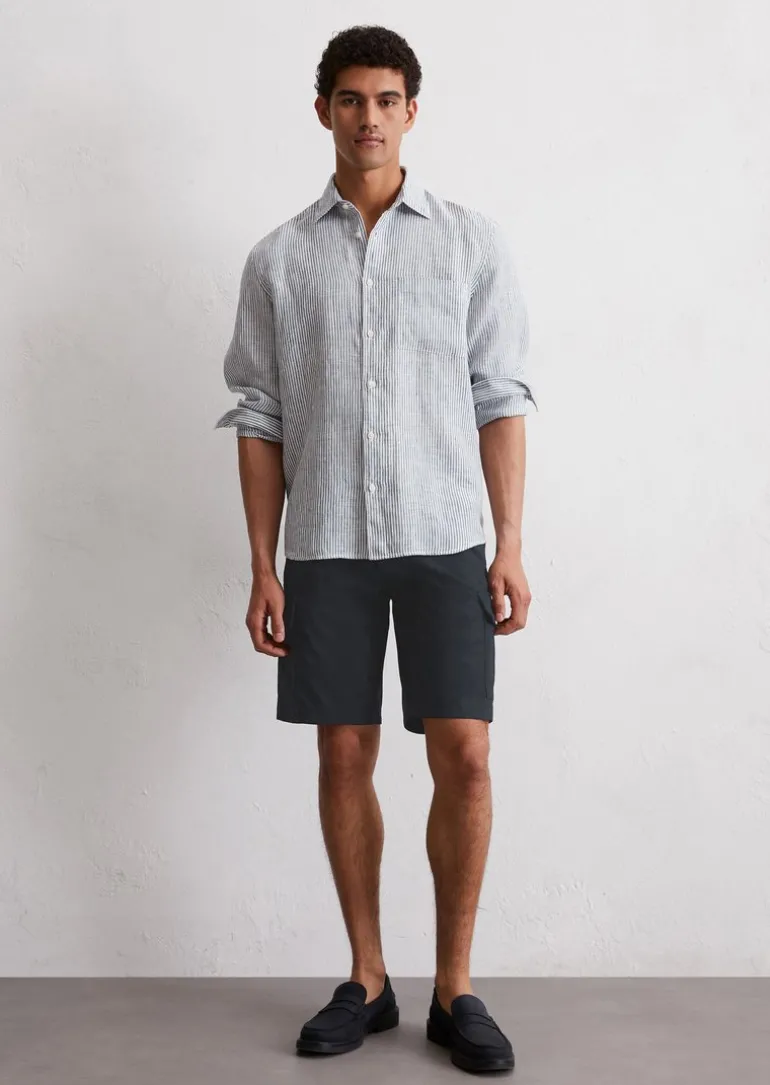 Cargoshorts Model Reso regular aus leichtem Bio-Baumwoll-Twill