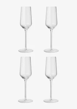Champagner-Glas Model Moments im 4er-Set