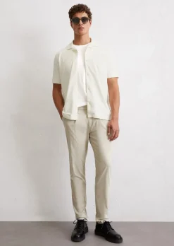 Chino Model Morot Jogger Pleats aus Bio-Baumwoll-Mix