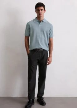 Chino Model Osby Jogger aus Baumwoll-Leinen-Mix