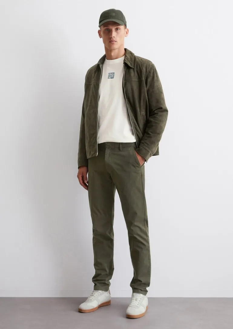 Chino Model Osby tapered aus Bio-Baumwolle-Mix