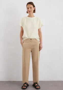 Chino Model Rimka tapered aus Organic Cotton-Stretch-Twill