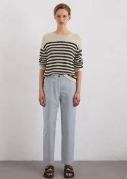 Chino Model Rimka tapered aus Organic Cotton-Stretch-Twill