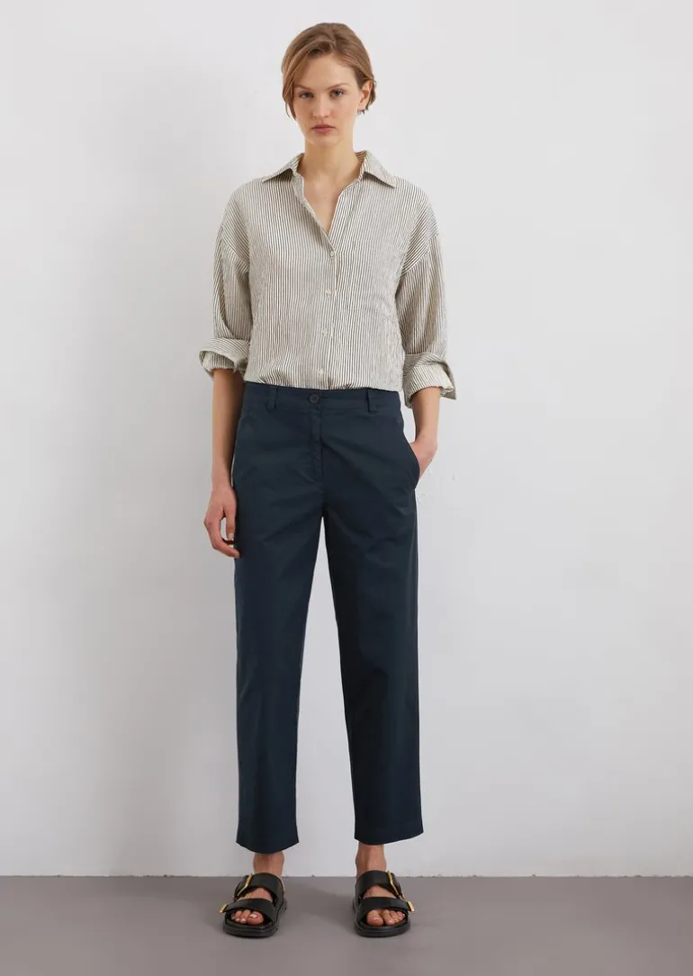 Chino Model Rimka tapered aus Organic Cotton-Stretch-Twill