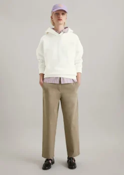 Chino relaxed cropped aus Organic Cotton-Twill