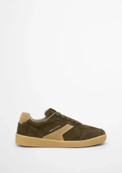 Court-Sneaker aus softem Veloursleder