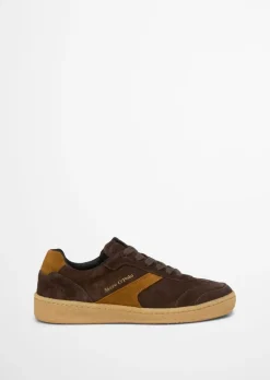 Court-Sneaker aus weichem Veloursleder