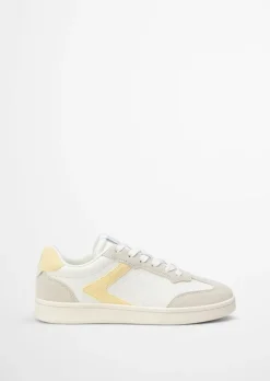 Court-Sneaker mit Farbakzenten