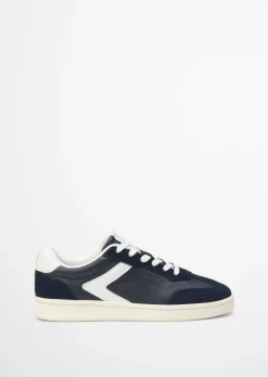 Court-Sneaker mit Farbakzenten