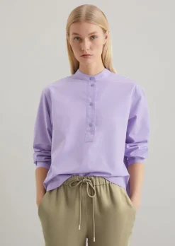 Crop-Bluse relaxed aus weicher Bio-Baumwolle