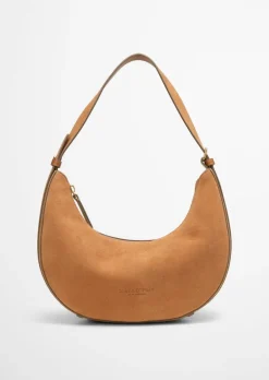 Crossbody Bag small aus softem Veloursleder