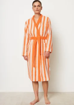 Damen-Bademantel Model Heritage aus reiner Bio-Baumwolle