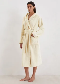 Damen-Bademantel Model Timeless mit Kapuze