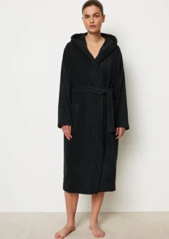 Damen-Bademantel Model Timeless mit Kapuze