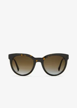 Damen-Sonnenbrille mit breitem Bio-Acetat-Rahmen