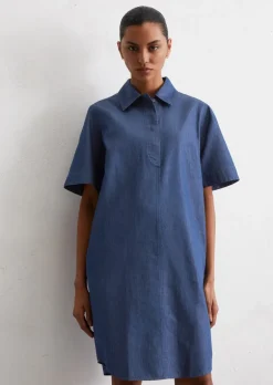 Denimkleid relaxed aus Organic-Cotton-Lyocell-Mix