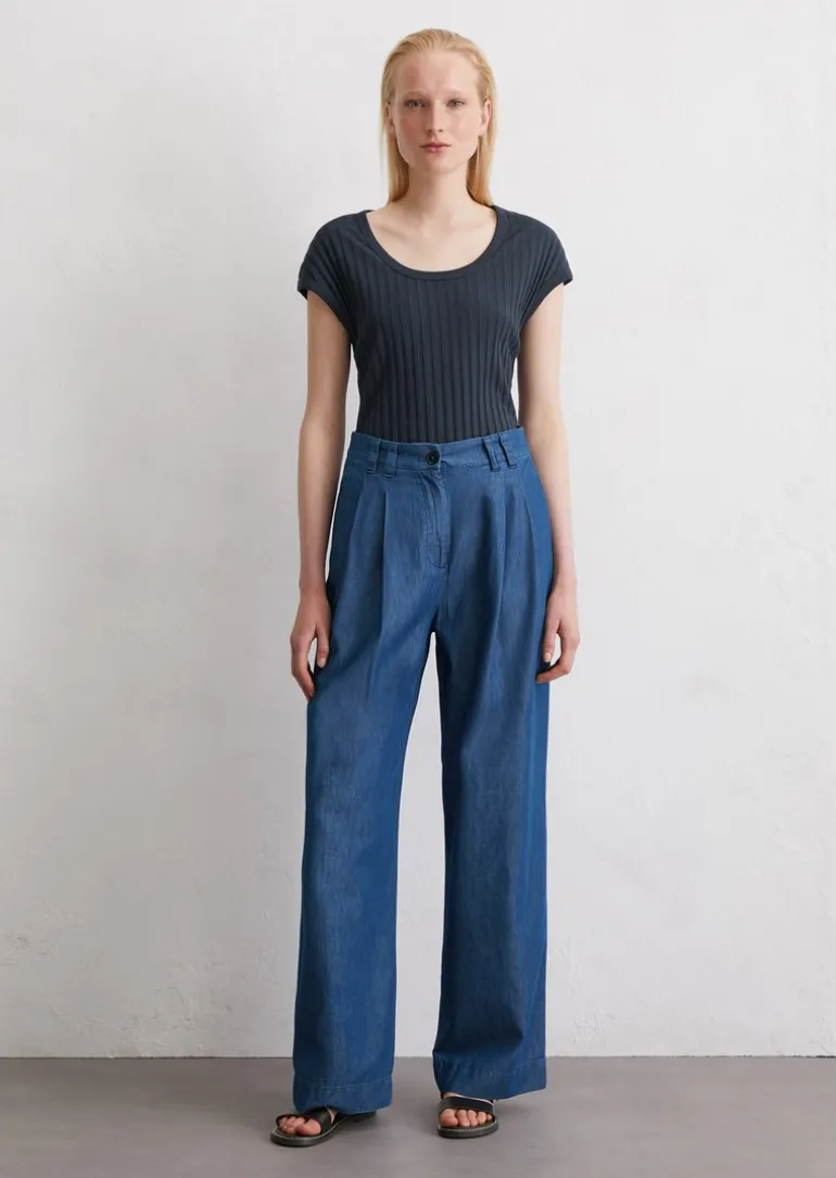 Denim-Pants wide mit TENCEL™ Lyocell